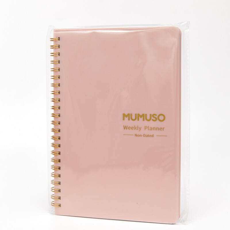SPIRAL NOTEBOOK (WEEKLY PLAN/PINK) SPIRAL NOTEBOOK (WEEKLY PLAN/PINK)