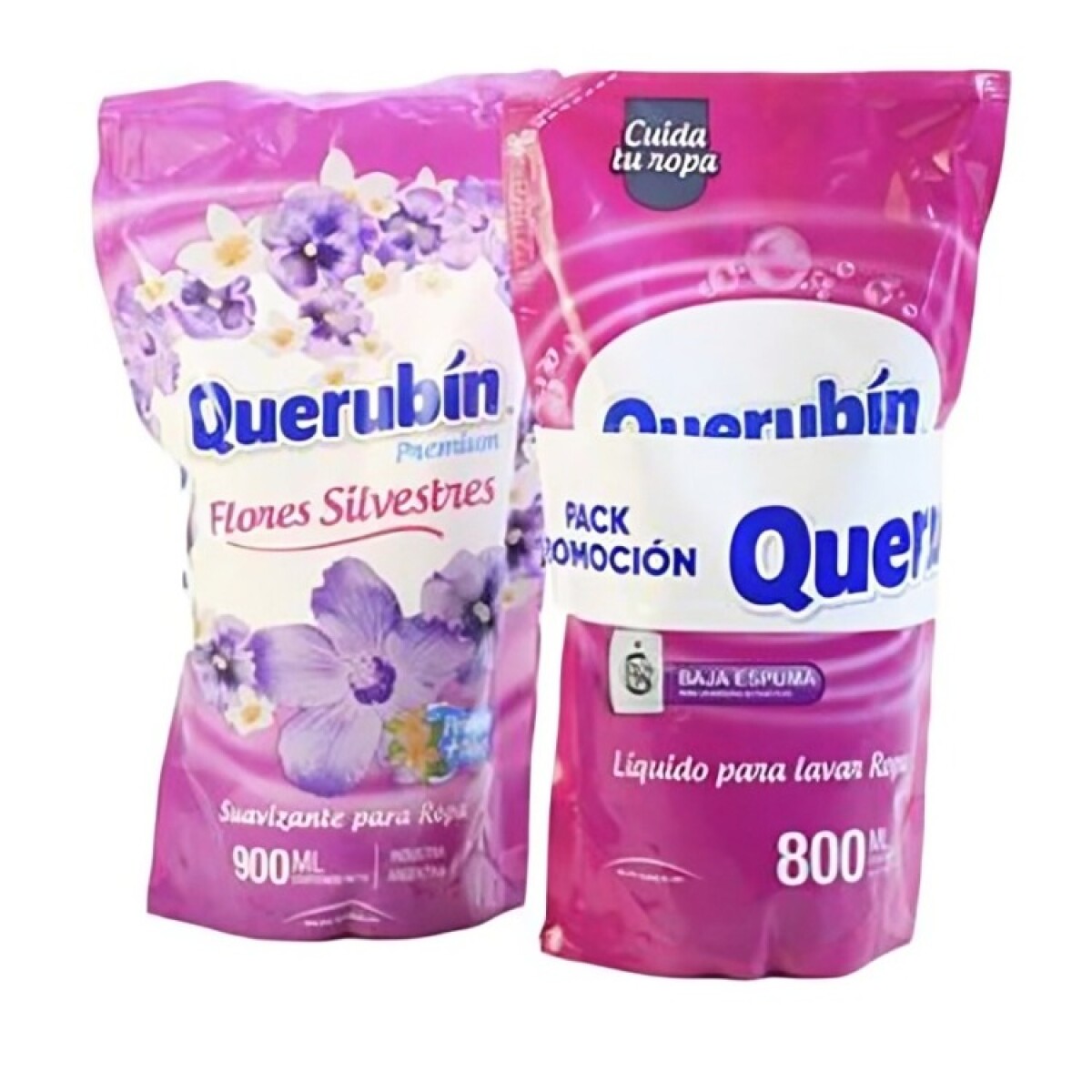 PACK JABON LIQUIDO QUERUBIN 800 + SUAVIZANTE 900 