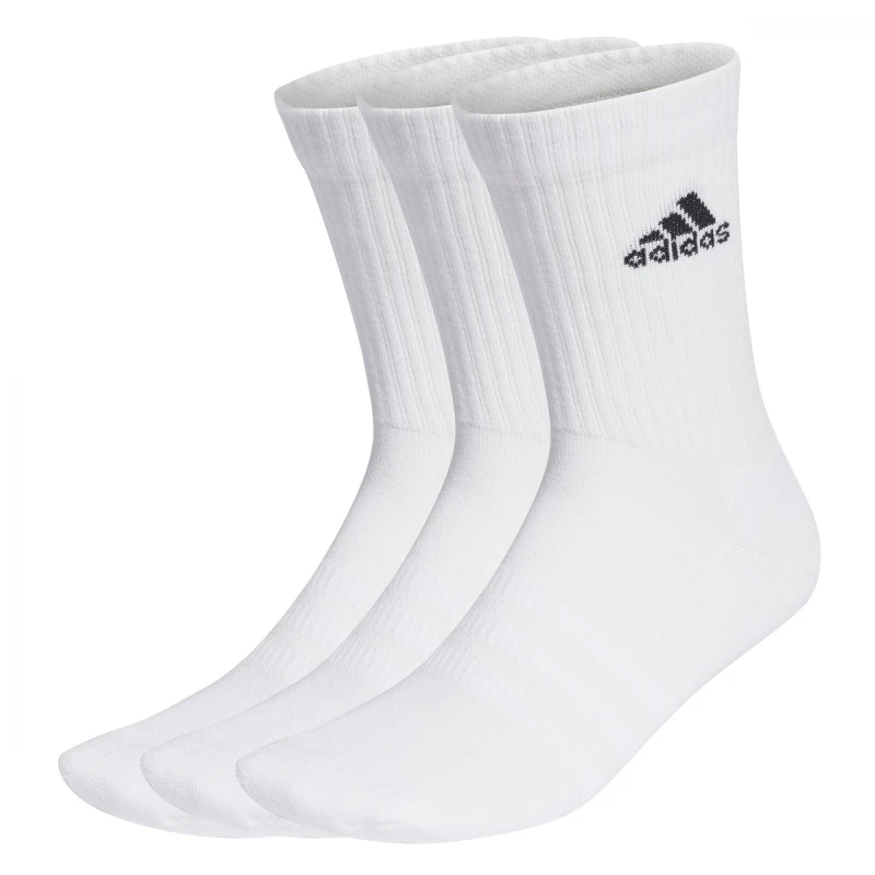 Medias Cushioned 3-Pack Unisex Blanco