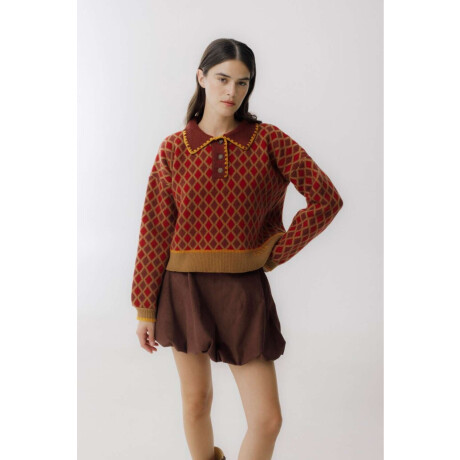 Buzo Polo Luck Camel