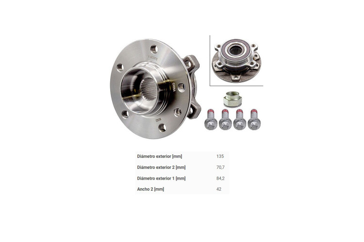 Rued Delantera Maza-Fiat/Toro Rued Delantera Maza-Fiat/Toro