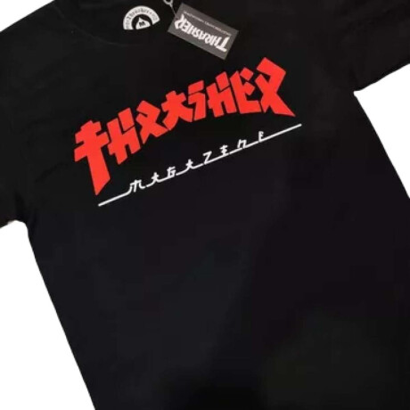 Remera MC Thrasher Godzilla Negro