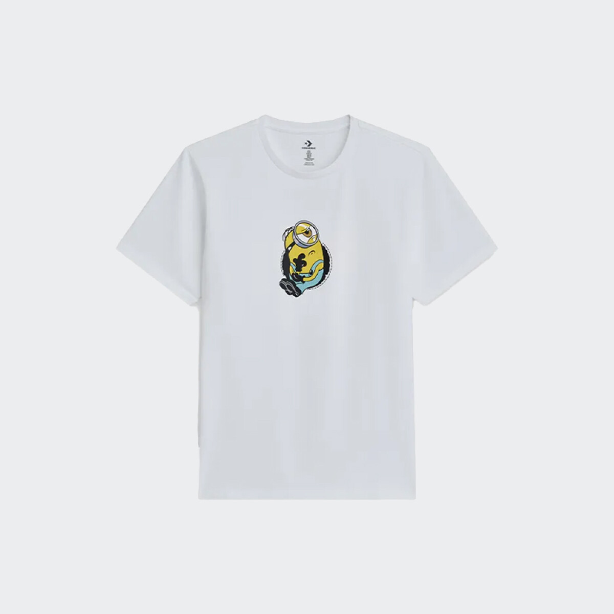 Remera Converse Minions - Blanco 