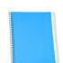 CUADERNO CON INDICE DALI 72 HOJAS COLOR AZUL