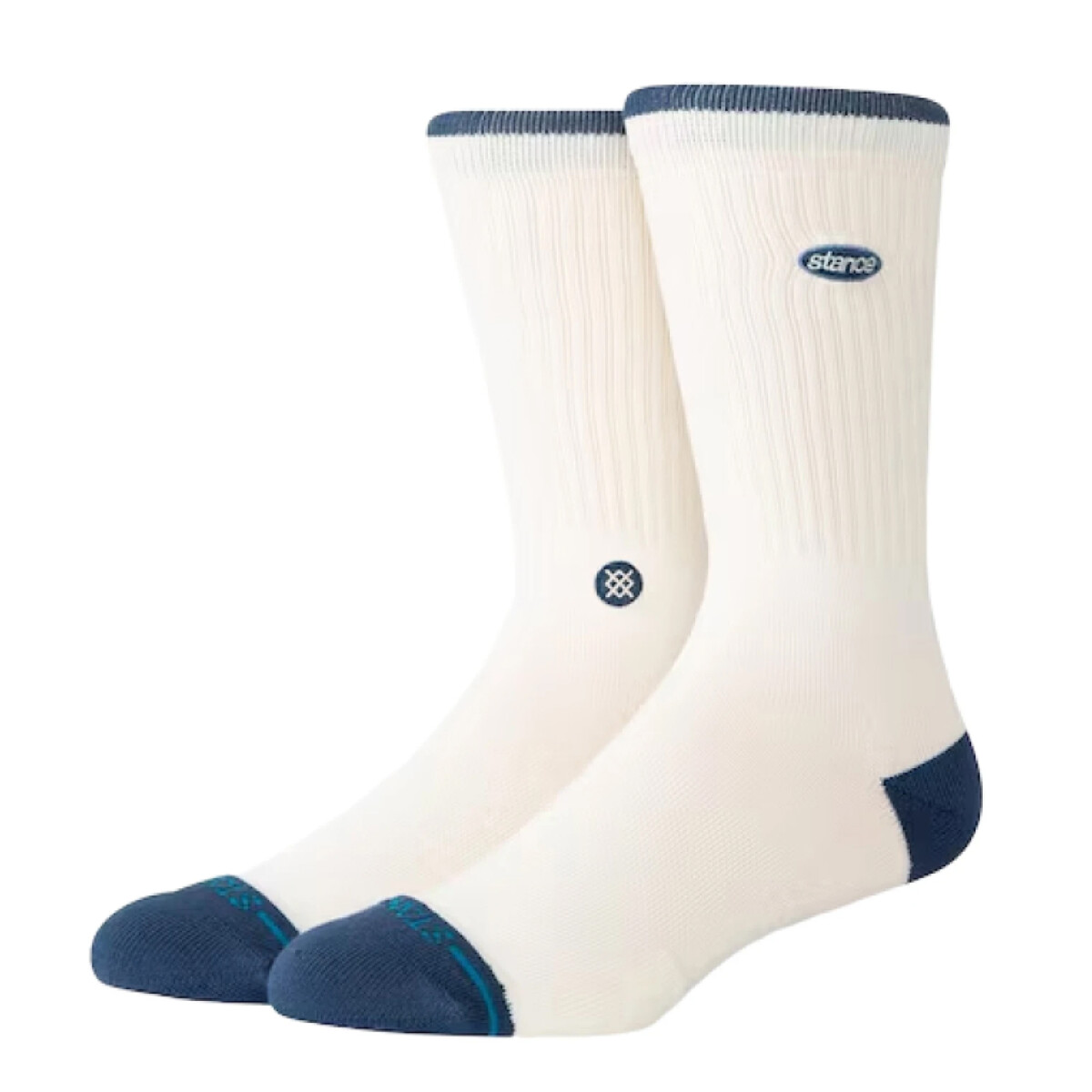 Medias Stance Blurred Crew - Blanco 