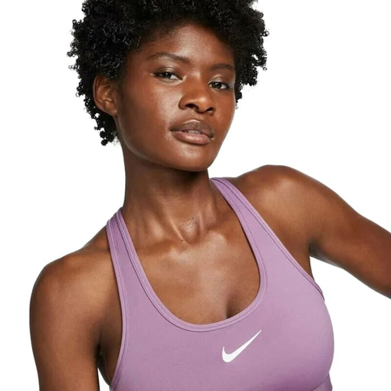 Top Nike Swoosh Medium Support de Mujer - DX6821-536 Violeta