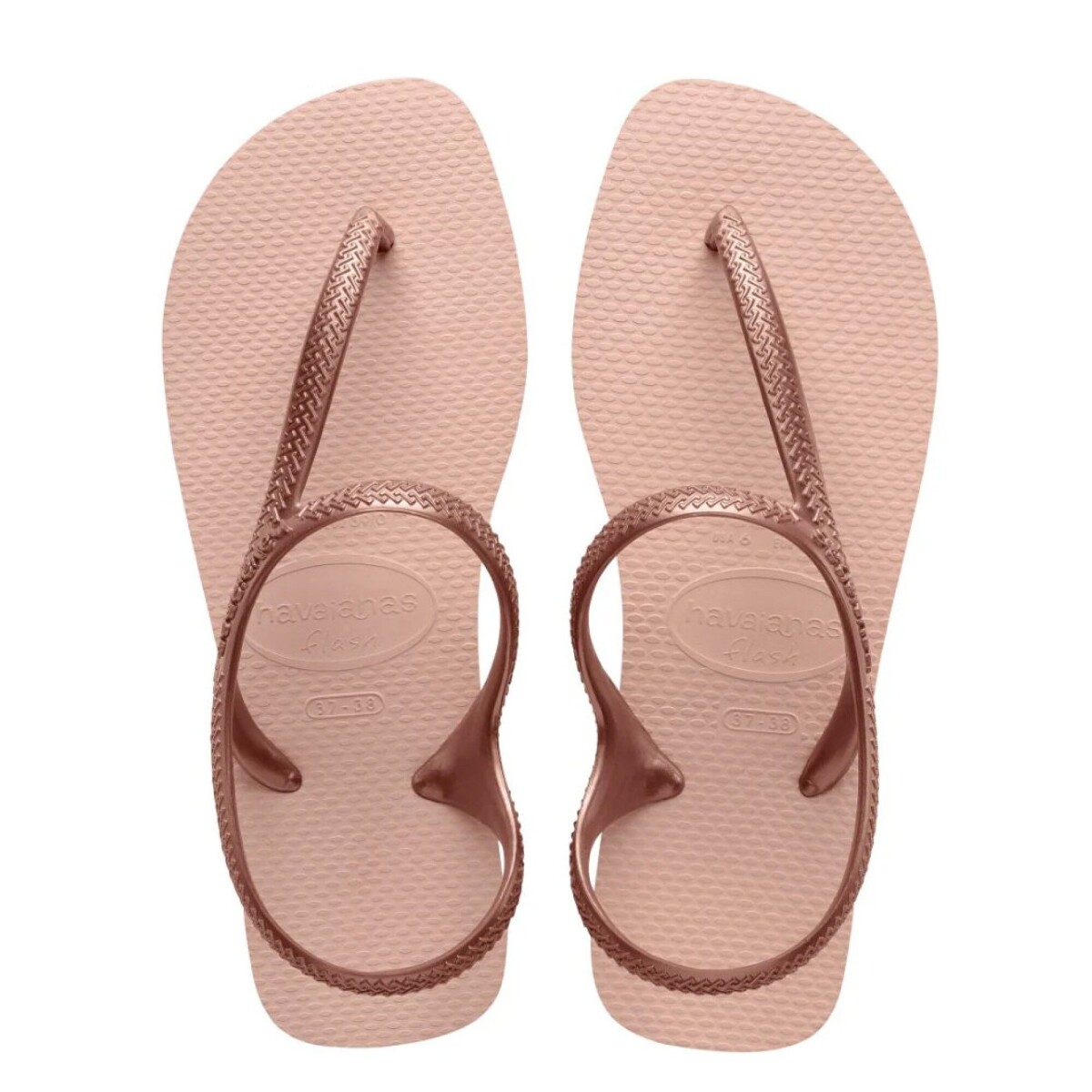 Sandalias de Mujer Havaianas Flash Urban - Rosa Ballet - Dorado 