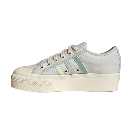 adidas NIZZA PLATFORM Cream White / Almost Lime / Wonder White