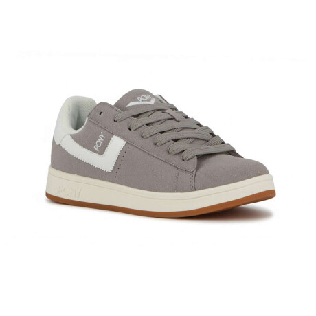 Pony Calzado Lifestyle Square Gamuza Hombre Gris-Blanco