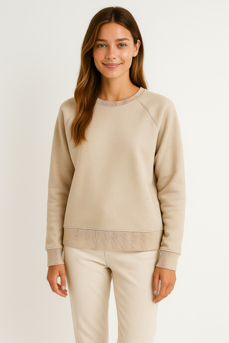 Sudadera Sumire Cemento