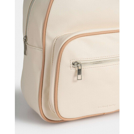 Mochila Cuerina Special Price Blanco Crudo