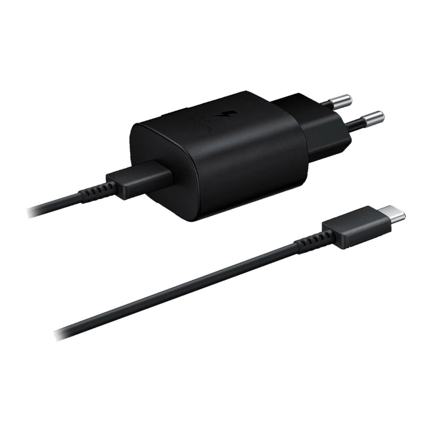 Cargador Samsung 25 W Carga Súper Rápida USB-C con Cable C a C EP-T2510