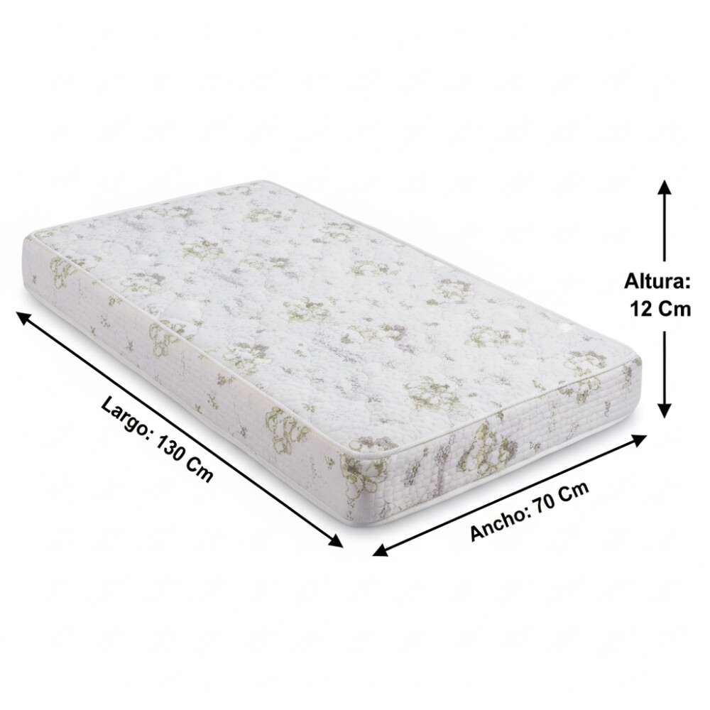 Colchón de cuna espuma viscoelástica- Altura 12 cm Colchón de cuna espuma viscoelástica- Altura 12 cm