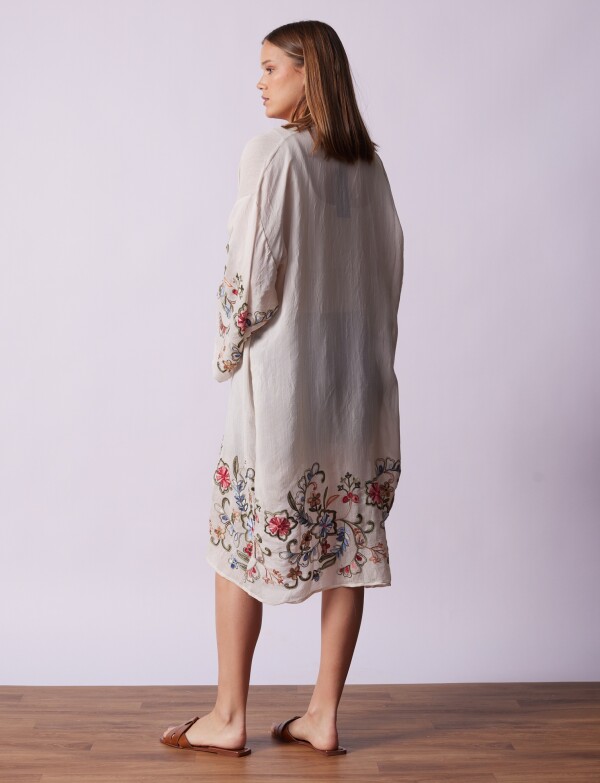Cardigan Bordado CRUDO