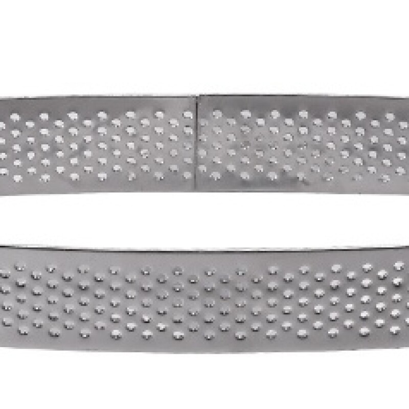 Molde para postres micro perforado metal 13cm N/a