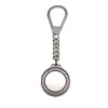 LLAVERO LISO PARA GRABAR - ALPACA Y PLATA plateadouniforme