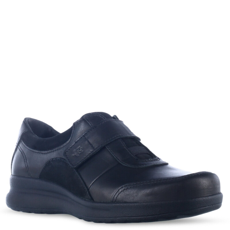 Zapatos de Mujer Lombardino Casual Mery Negro (Nobuk)