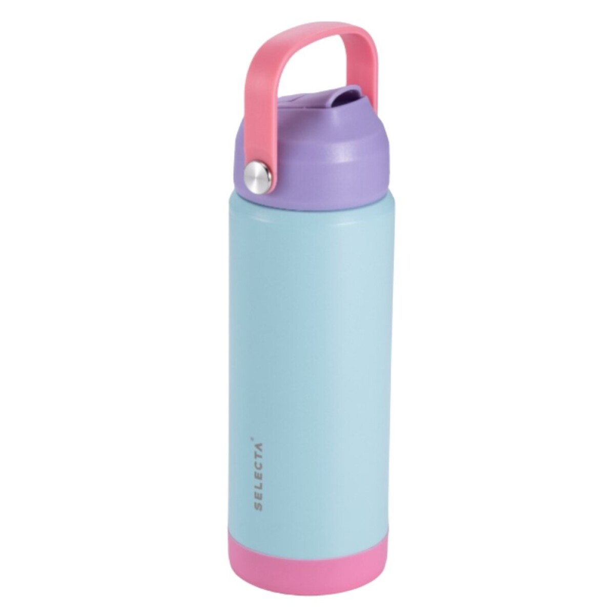 BOTELLA TERMICA ACERO 500ML SILKY CELESTE 