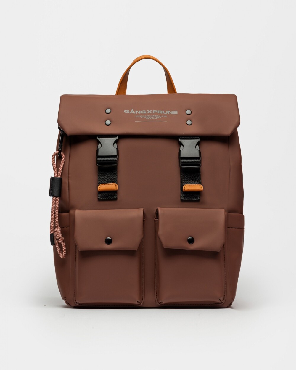 Mochila J Gang En Efecto Cuero Marron