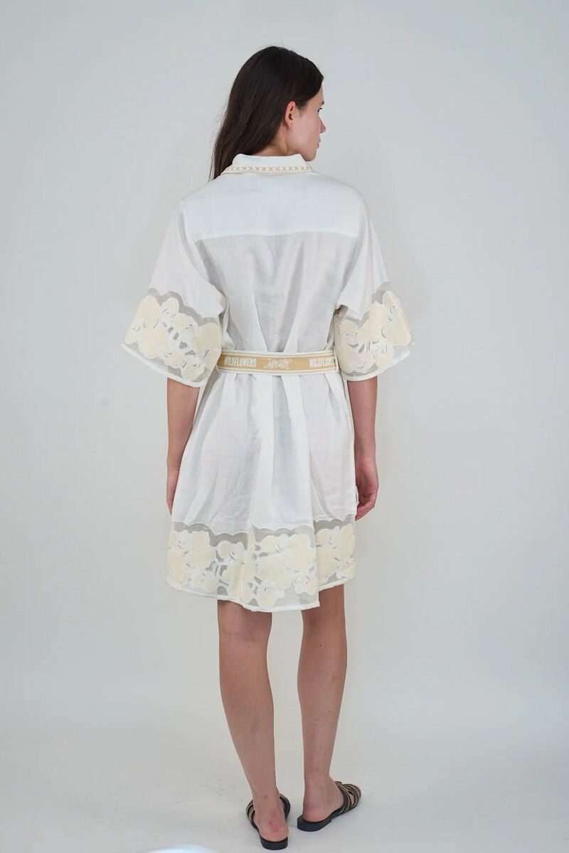 VESTIDO WILD FLOWER Blanco