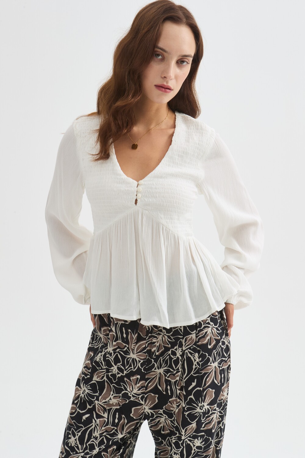 Blusa Pelvi Marfil / Off White