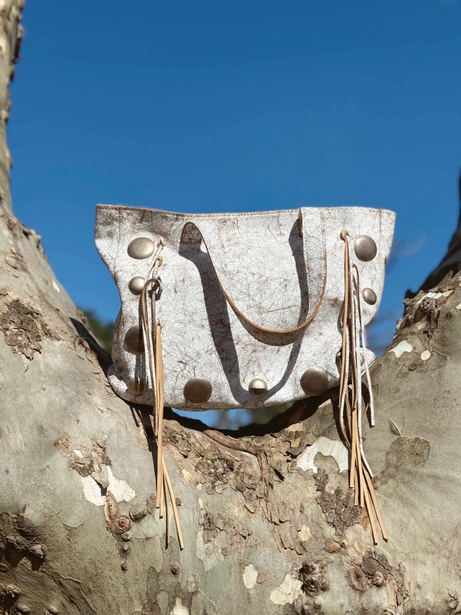 Cartera Ibiza - Blanco Crack 