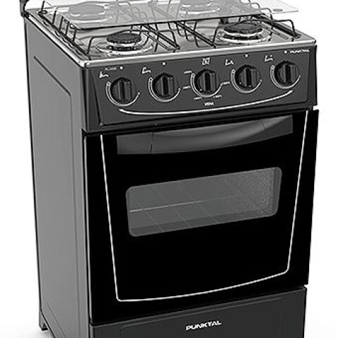 COCINA PUNKTAL PK-268 4H Negra N/A