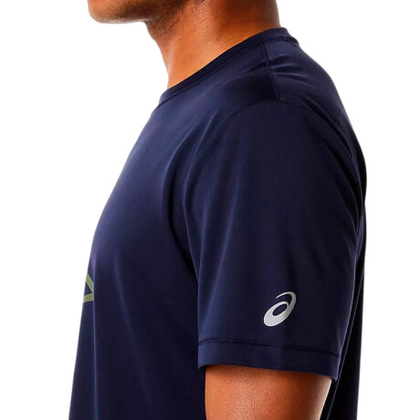REMERA ASICS FUJITRAIL LOGO SS Navy