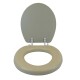 Asiento De Inodoro Acolchonado Universal BEIGE