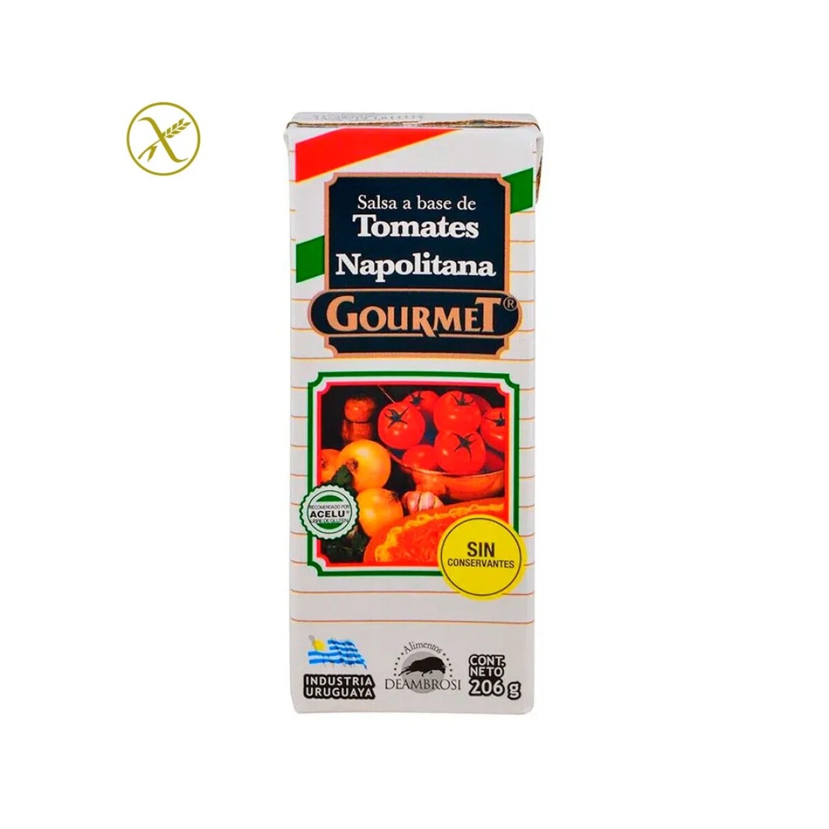 PULPA GOURMET NAPOLITANA 206G 