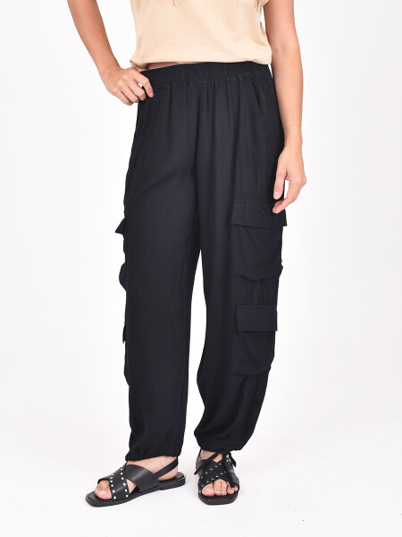 PANTALON MUGES NEGRO