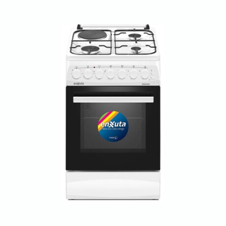 OUTLET - Cocina ENXUTA CENX5546W Combinada Tres Hornallas Un Disco Grill OUTLET - Cocina ENXUTA CENX5546W Combinada Tres Hornallas Un Disco Grill