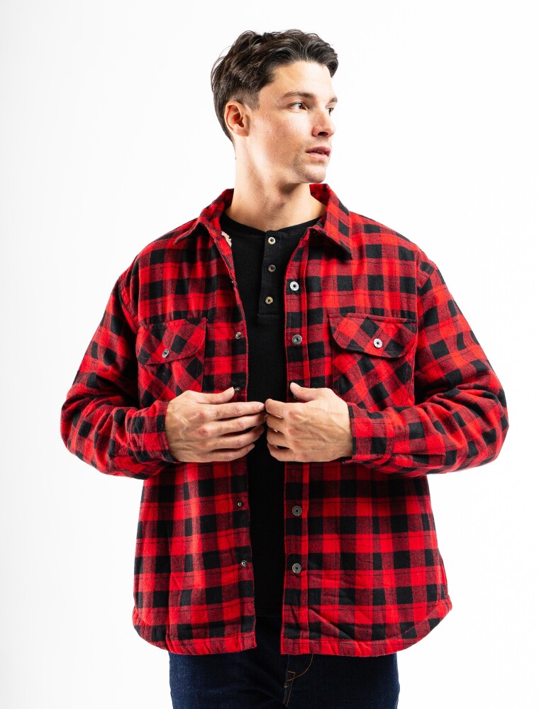 Sobrecamisa de Franela con Corderito Rojo/Fantasia 1