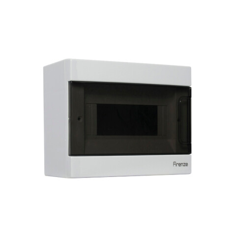 Tablero exterior 8 módulos, puerta fumé - Firenze C10391
