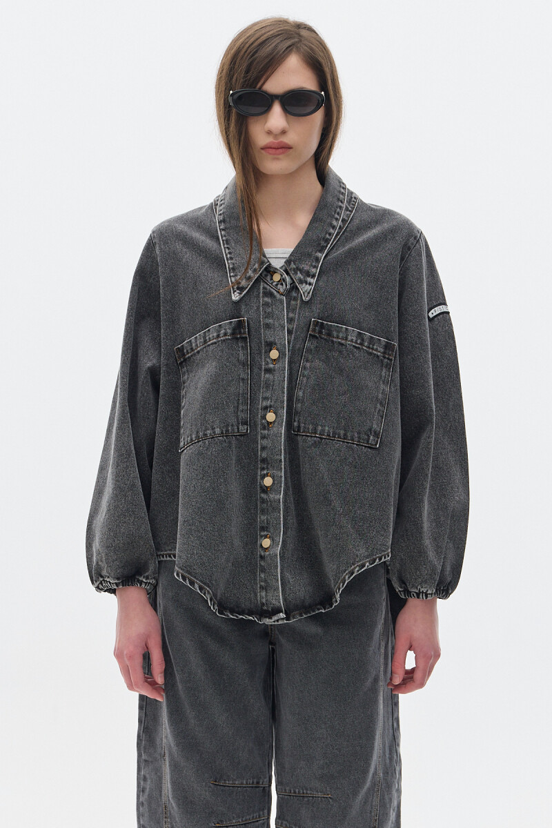 Camisa Cisne Denim Soft - Stone 