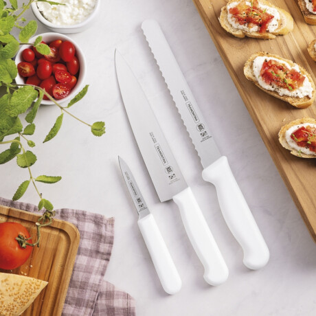 Cuchillo para Legumbres 18 cm Blanco Acero Inoxidable Tramontina Cuchillo para Legumbres 18 cm Blanco Acero Inoxidable Tramontina