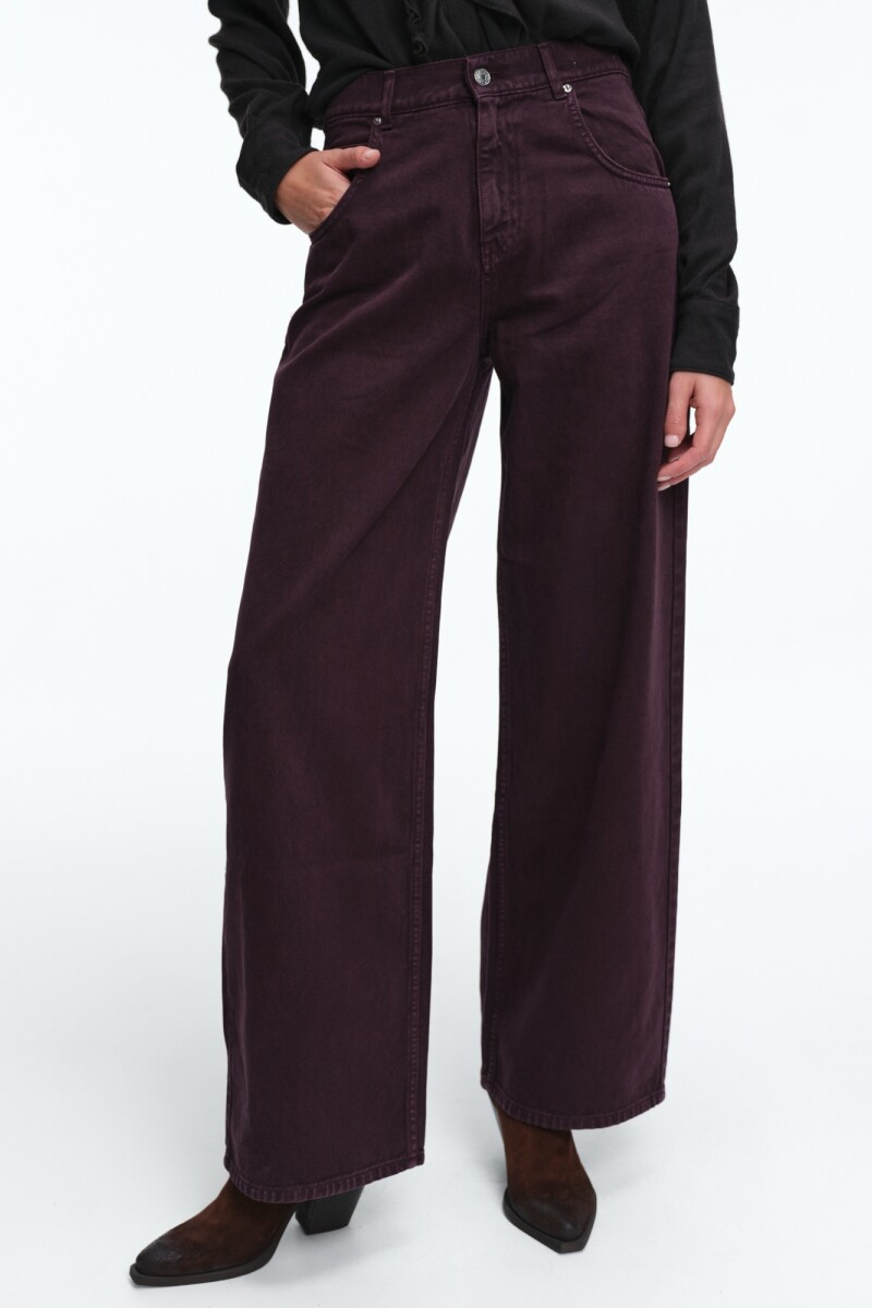 PANT ANCHO Bordo