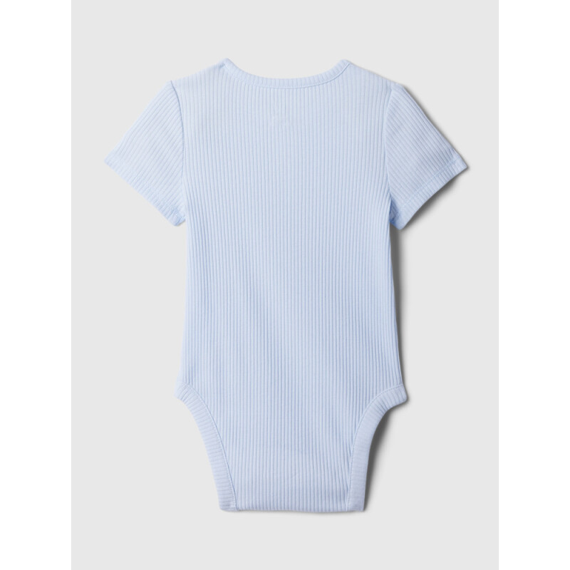 SS HNLY RIB BS BICOASTAL BLUE