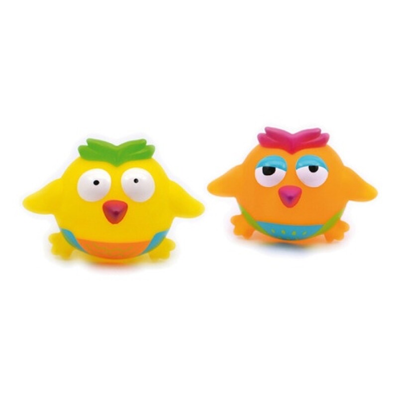 Set de 6 juguetes para baño Escabbo Owls Set de 6 juguetes para baño Escabbo Owls