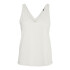 VMJOY LINNEN SL V-NECK TANK TOP GA JRS SNOW WHITE