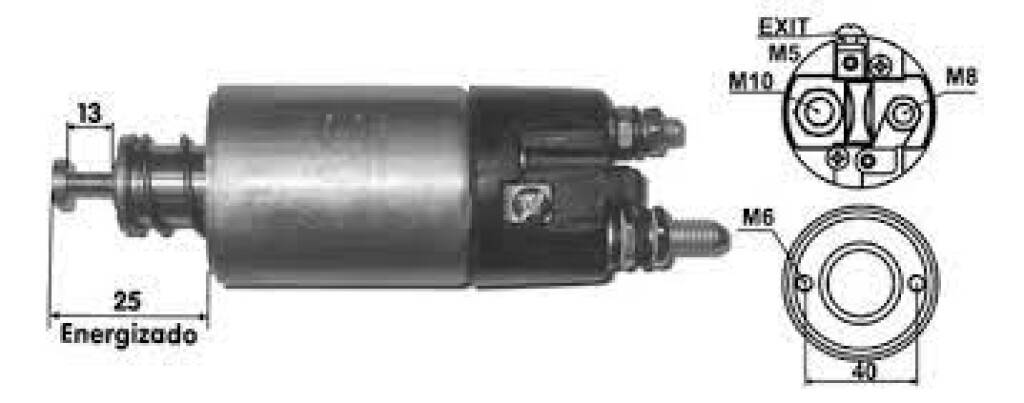 AUTOMATICO DE ARRANQUE - MAQUINARIA ASIATICA 12V LC