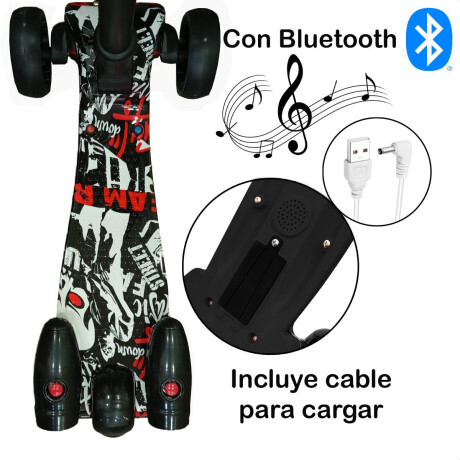 Monopatín Tripatín C/ Humo, Bluetooth, Luz Y Sonido Rod001007-1
