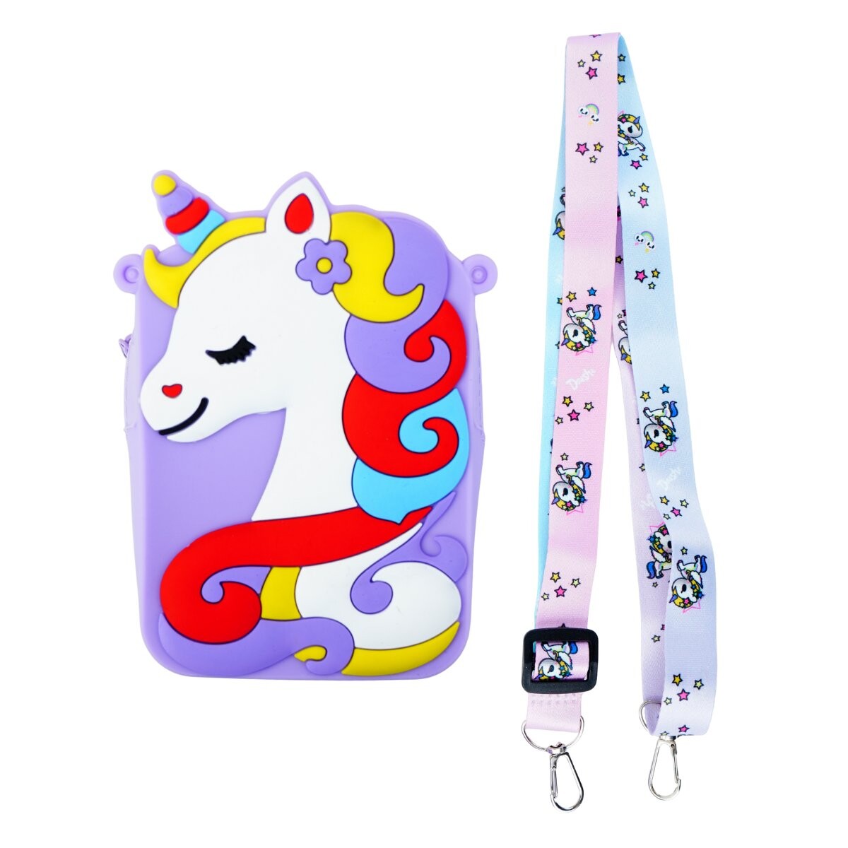 Cartera de silicona infantil Unicornio 
