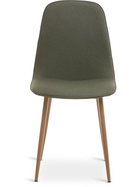 Silla de comedor BISTRUP oliva/roble Silla de comedor BISTRUP oliva/roble