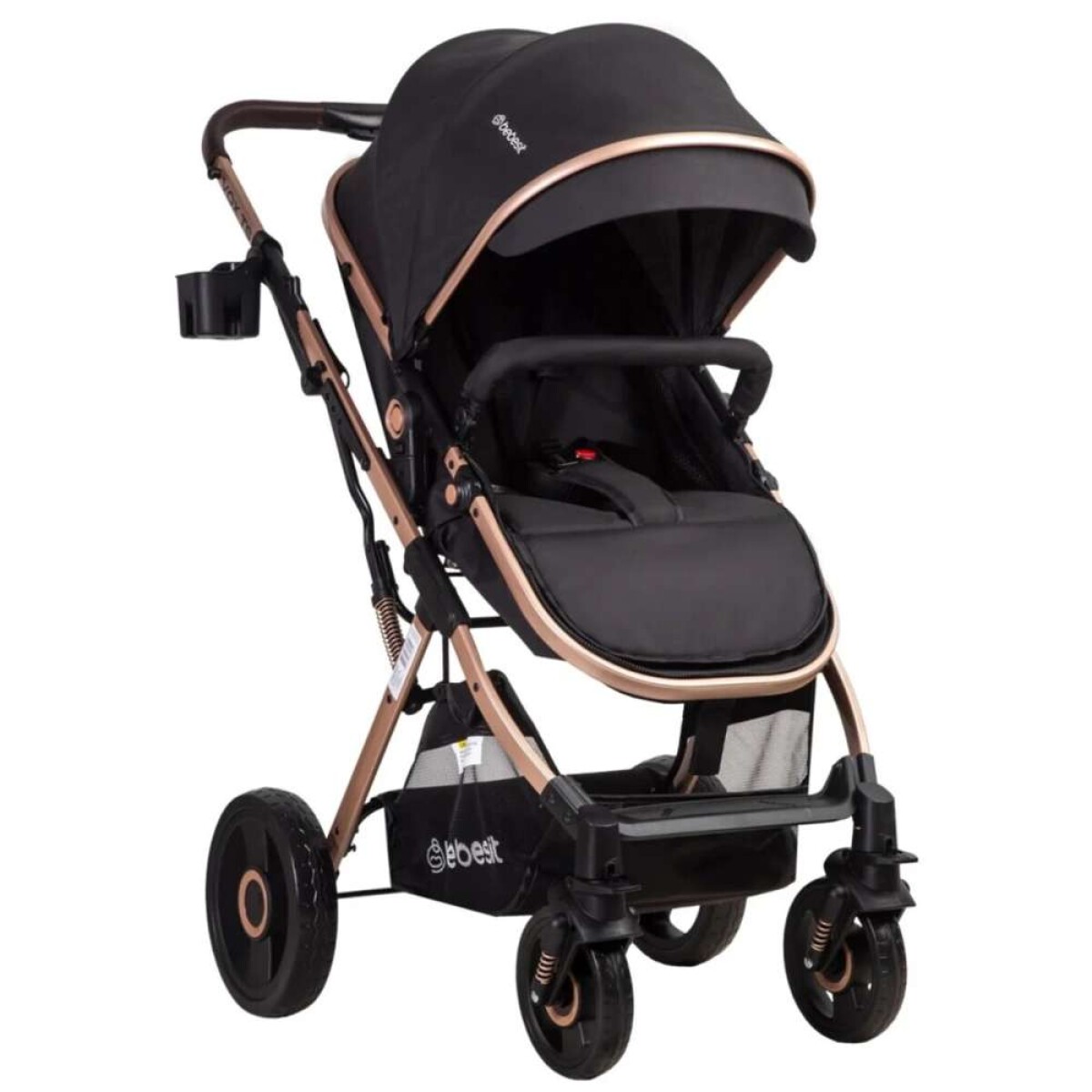 Coche Vox Gold Ruedas Todo Terreno Y Asiento - 2 En 1 Con Moises 