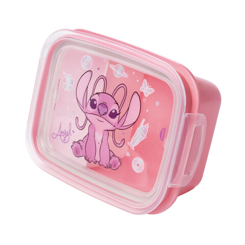 Pote Div Plástico Stitch Angel 630 ml U