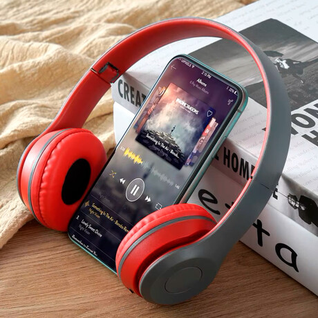 AURICULARES INALAMBRICOS BLUETOOTH P47 DE VINCHA ECONOMICOS ROJO AURICULARES INALAMBRICOS BLUETOOTH P47 DE VINCHA ECONOMICOS ROJO