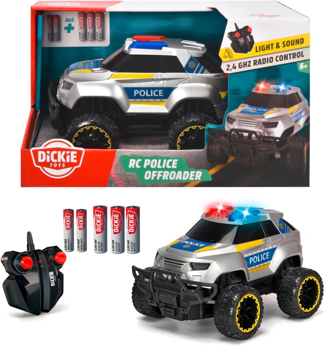 DICKIE TOYS - RC Offroader Policía 
