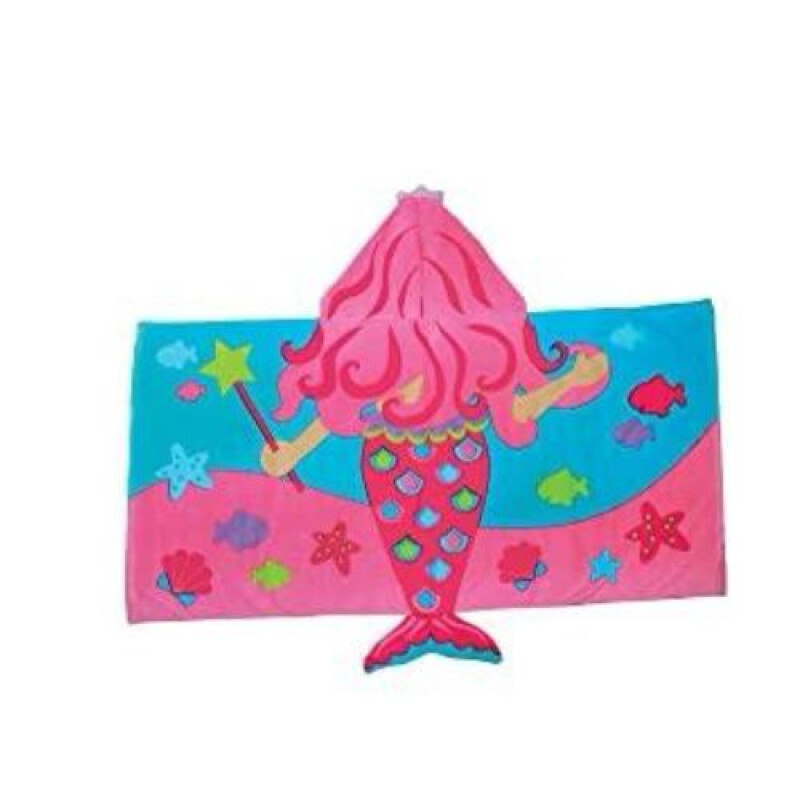 Toalla con Capucha Sirenita