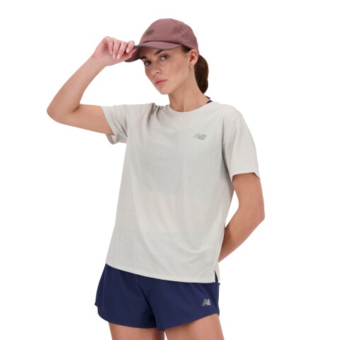 Remera New Balance de Dama - ATHLETICS - WT41253AHH ASHHEATH